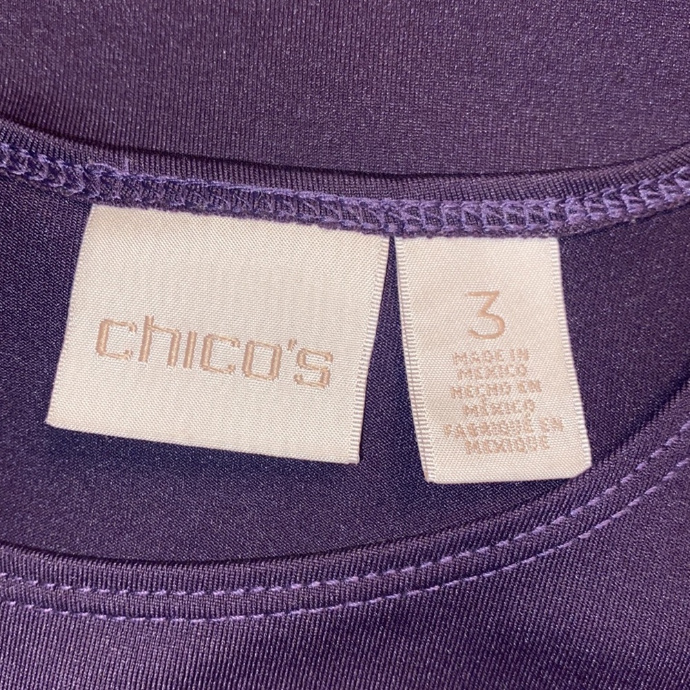 Chico’s Plum Tank - 16 (Chico’s size 3)